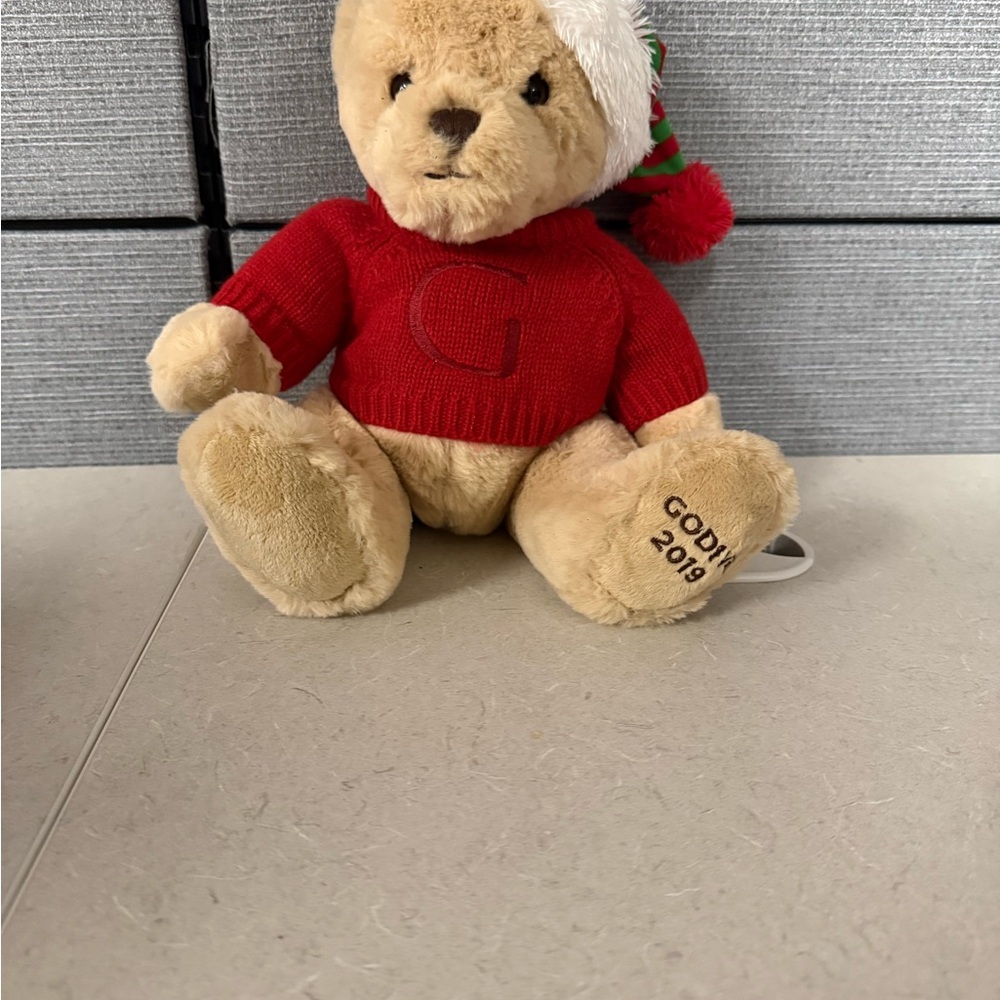 Holiday Teddy Bear with Red Sweater - GODIVA 2019